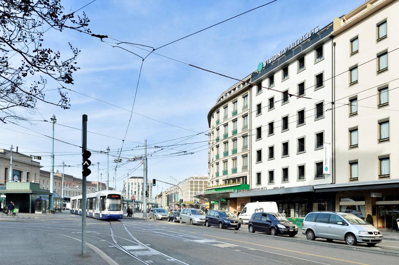 Visionapartments Place De Cornavin - Contactless Check-In เจนีวา ภายนอก รูปภาพ